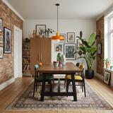 Suspension morandi en verre LED hauteur réglable pour salle à manger