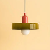 Suspension morandi en verre LED hauteur réglable pour salle à manger