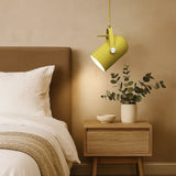 Suspension nordique orientable Macaron LED en métal pour chevet