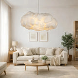 Suspension nuage blanche moderne à hauteur réglable pour salon