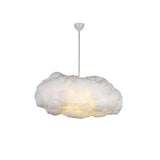 Suspension nuage blanche moderne à hauteur réglable pour salon