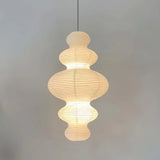 Suspension en papier de riz japonaise blanche pour salon