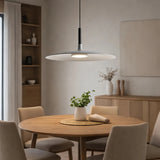 Suspension plate métal scandinave LED dimmable pour salle à manger