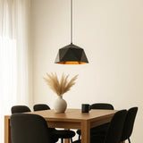 Suspension scandinave macaron géométrique en fer pour salle à manger