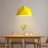 Suspension scandinave macaron géométrique en fer pour salle à manger