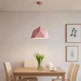 Suspension scandinave macaron géométrique en fer pour salle à manger