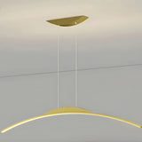 Suspension en arc minimaliste LED dimmable pour la salle à manger