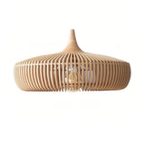 Suspension en bois scandinave à hauteur réglable pour salle à manger