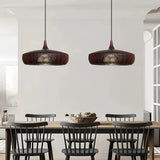 Suspension en bois scandinave à hauteur réglable pour salle à manger