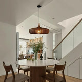 Suspension en bois scandinave à hauteur réglable pour salle à manger
