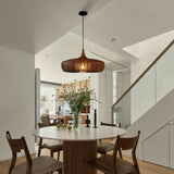 Suspension en bois scandinave à hauteur réglable pour salle à manger