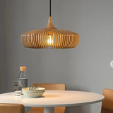 Suspension en bois scandinave à hauteur réglable pour salle à manger