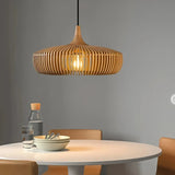 Suspension en bois scandinave à hauteur réglable pour salle à manger
