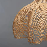 Suspension en rotin bohème tressée à la main pour salle à manger