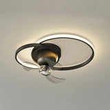 Ventilateur de plafond avec lumière LED design moderne oscillation à 360° moteur DC silencieux dimmable 6 vitesses pour chambre
