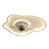 Ventilateur de plafond moderne avec lumière LED dimmable et moteur DC silencieux pour chambre