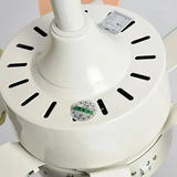 Ventilateur de plafond enfant coloré avec lumière LED silencieux moteur DC 3 vitesses mode été hiver télécommande minuterie
