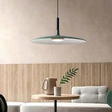 Suspension plate métal scandinave LED dimmable pour salle à manger