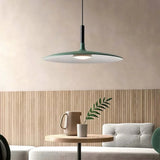 Suspension plate métal scandinave LED dimmable pour salle à manger