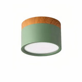 spot LED de plafond cylindrique macaron scandinave dimmable pour couloir