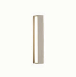 Applique extérieure en béton rectangulaire double faisceau LED IP65 moderne