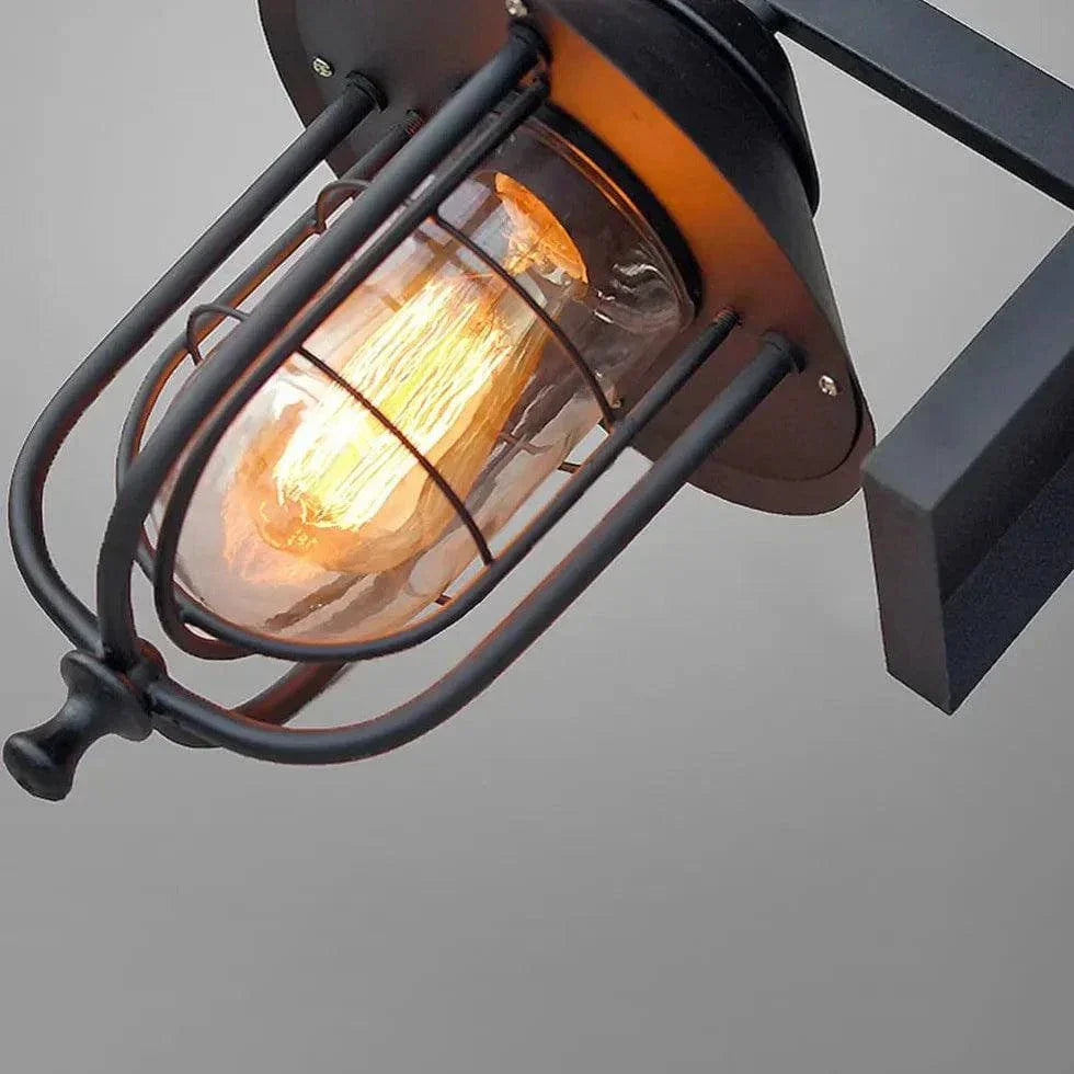 Luminaire Extérieur Applique Murale Fer Étanche Rétro - Lampe Magasin