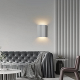 Applique Murale Eclairage Haut et Bas Scandinave Striée Salon