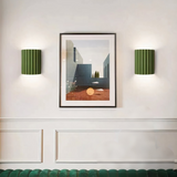 Applique Murale Eclairage Haut et Bas Scandinave Striée Salon