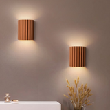 Applique Murale Eclairage Haut et Bas Scandinave Striée Salon