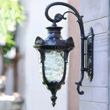 Applique Murale Extérieure Vintage LED IP65 Lanterne en Verre
