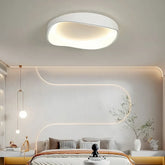 Plafonnier design moderne blanc LED dimmable pour chambre