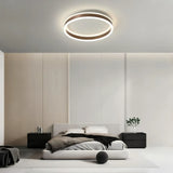 Plafonnier anneau design moderne LED dimmable pour chambre