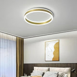 Plafonnier anneau design moderne LED dimmable pour chambre