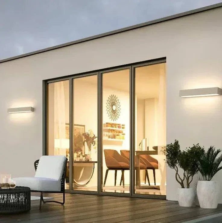 Appliques Murales Extérieures Supérieures Et Inférieures De Patio Étanches - Lampe Magasin