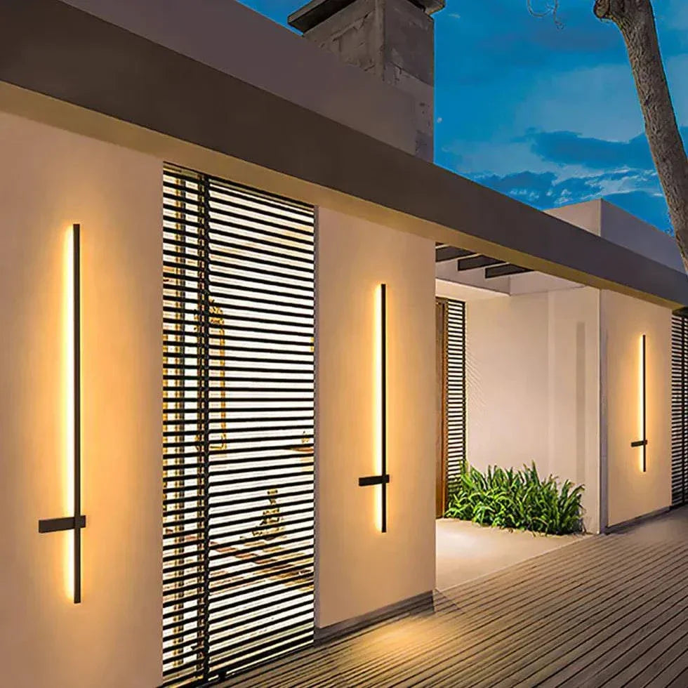 Applique Murale D'Extérieur Led Linéaire Cross - Lampe Magasin