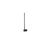 Applique murale linéaire LED orientable moderne noire pour salon