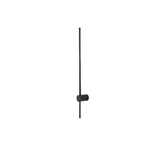 Applique murale linéaire LED orientable moderne noire pour salon