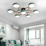 Plafonnier scandinave LED multi têtes dimmable pour salon