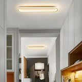 Plafonnier LED ovale pour couloir moderne dimmable