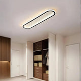 Plafonnier LED ovale pour couloir moderne dimmable