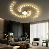 Plafonnier moderne design feu d’artifice LED dimmable pour salon