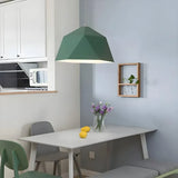 Suspension scandinave macaron géométrique en fer pour salle à manger
