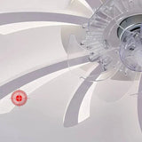 Ventilateur Plafonnier Led Fleur Blanche Pour Chambre - Lampe Magasin