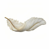 Applique murale plume moderne LED dimmable horizontale décorative pour chambre