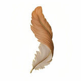Applique murale en plume moderne verticale LED dimmable décorative pour salon