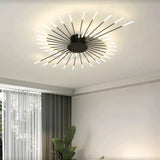 Plafonnier LED design moderne feu d’artifice dimmable pour salon