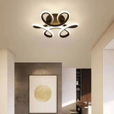 Plafonnier couloir design floral LED dimmable moderne