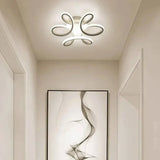 Plafonnier couloir design floral LED dimmable moderne