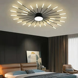 Plafonnier moderne design feu d’artifice LED dimmable pour salon