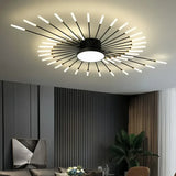 Plafonnier moderne design feu d’artifice LED dimmable pour salon